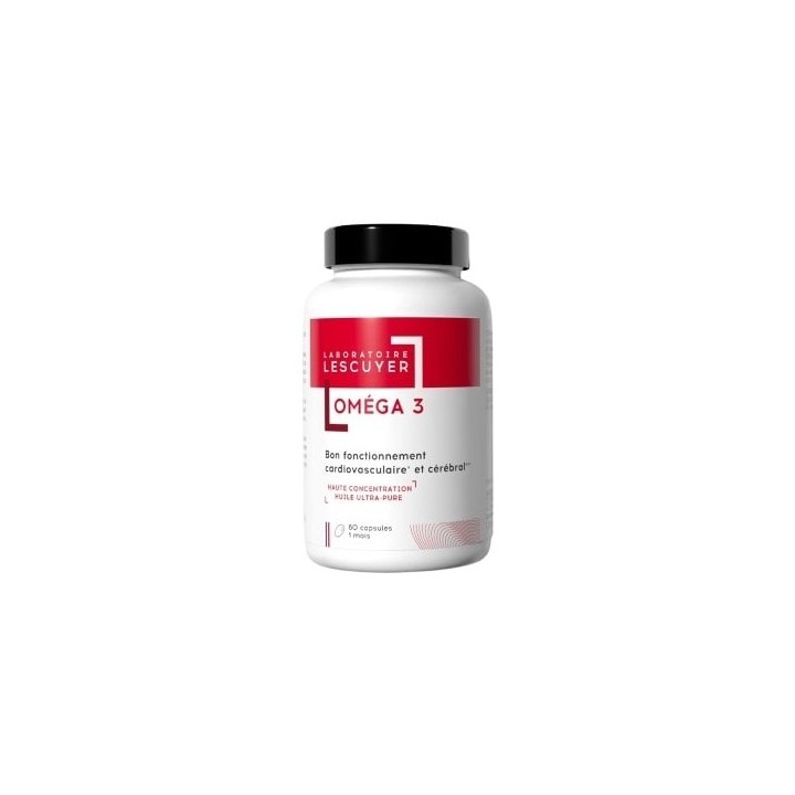 Oméga 3 x60 capsules – Laboratoire Lescuyer – IllicoPharma