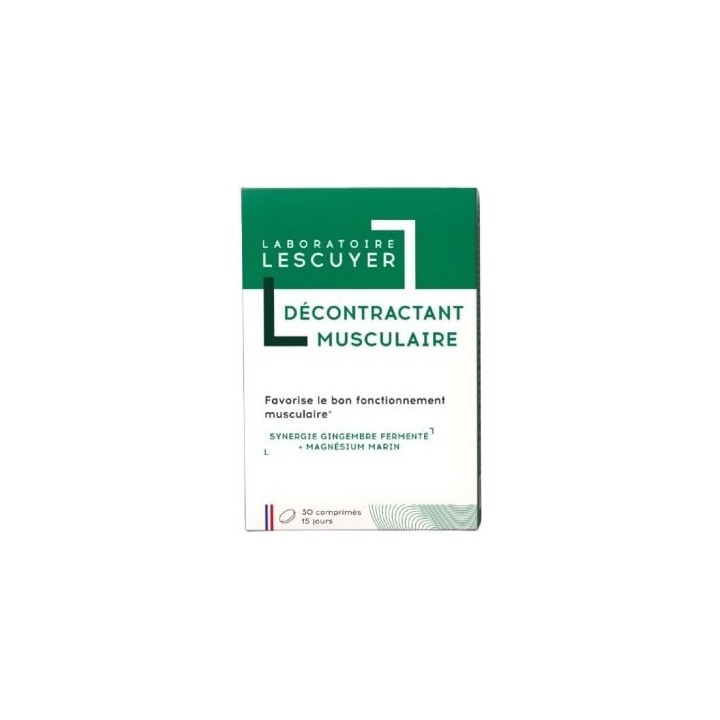 Décontractant Musculaire x30cpr – Laboratoire Lescuyer – IllicoPharma