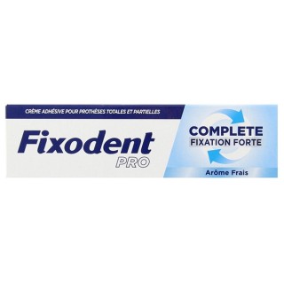 Fixodent Pro Fixation Forte Frais 47g - Soins des appareils - IllicoPharma