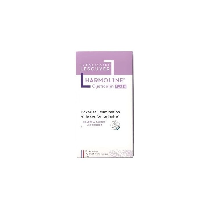 Harmoline Cysticalm Flash x14 sticks – Laboratoire Lescuyer – IllicoPharma
