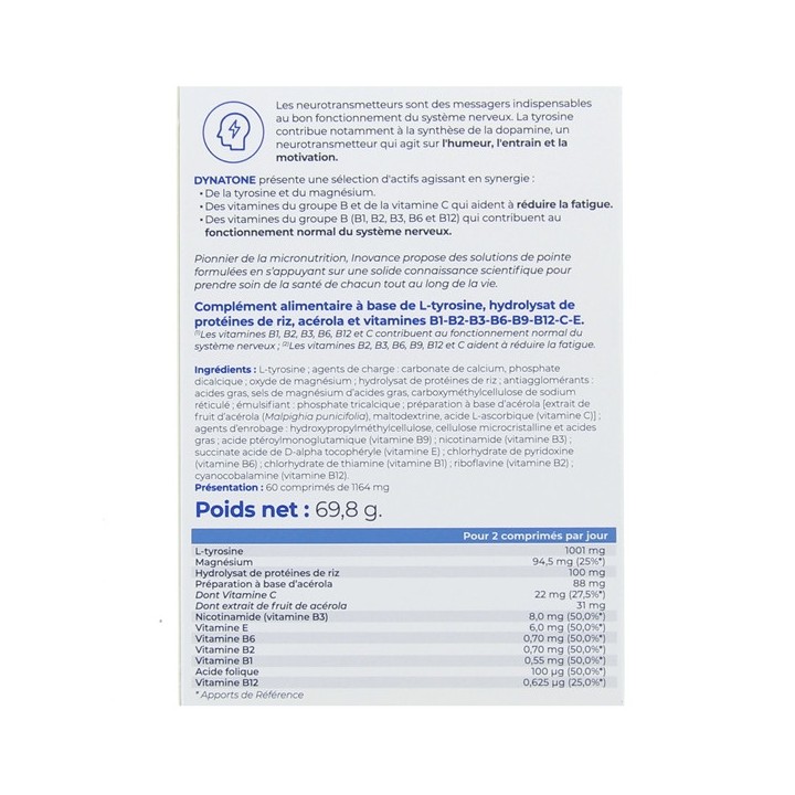 Inovance - Dynatone - x60cpr - Ysonut -  IllicoPharma