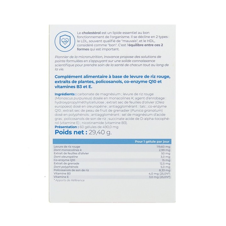 Inovance Lipivance - x60 gélules - Ysonut - IllicoPharma