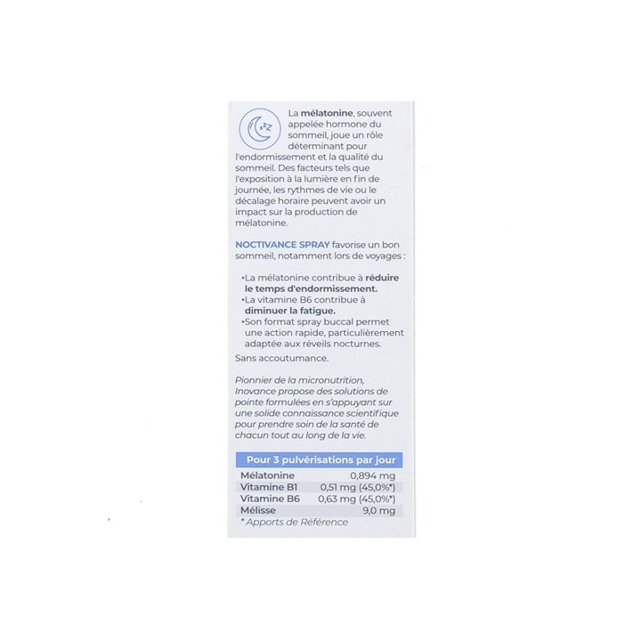 Inovance - Noctivance Spray Buccal - 20ml - Ysonut -  IllicoPharma