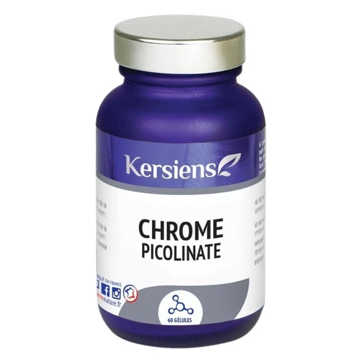 Chrome Picolinate - 60 Gélules - Kersiens - Métabolisme