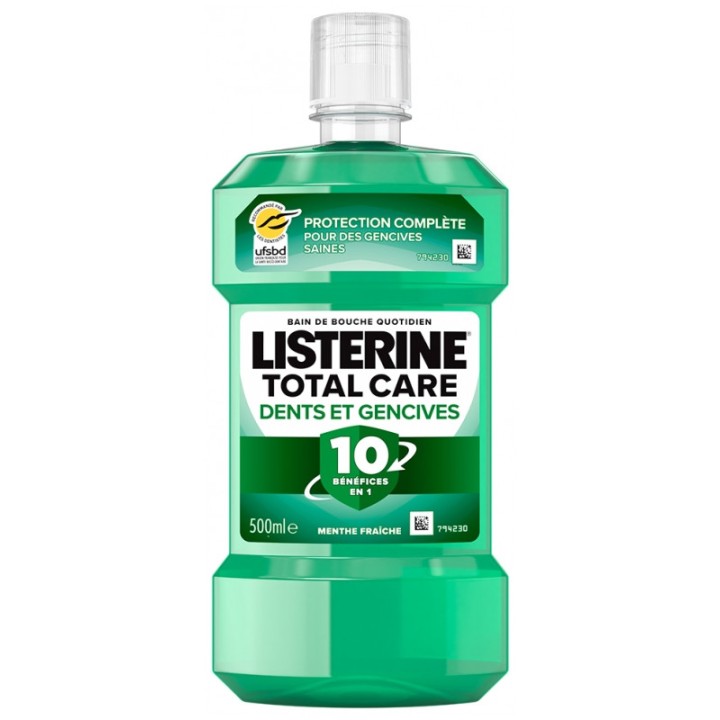 Listerine Total Care Dents & Gencives Bain de Bouche 500ml - IllicoPharma