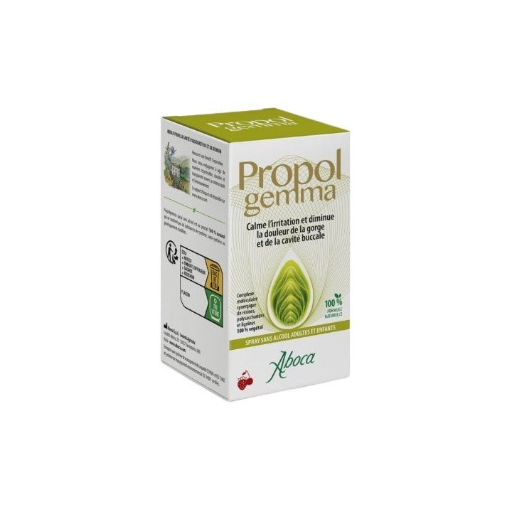 Propolgemma Spray Sans Alcool Adultes et Enfants 30ml - Aboca - IllicoPharma