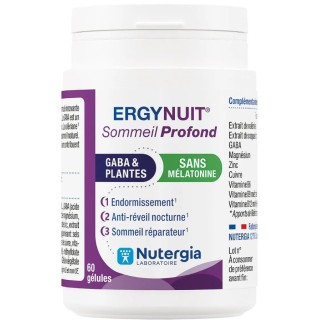 Ergynuit Sommeil Profond x60 gélules Nutergia - IllicoPharma