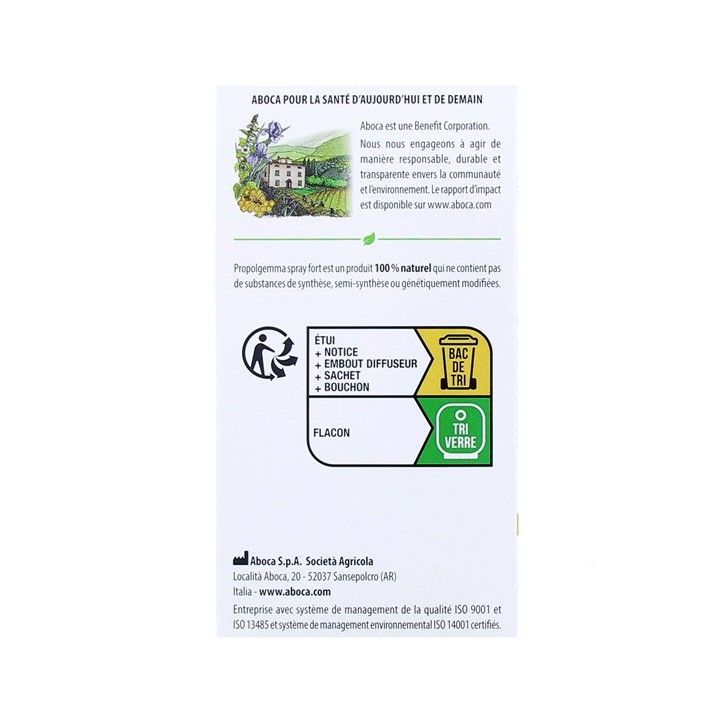 Propolgemma Spray Fort Adultes 30ml - Aboca - IllicoPharma