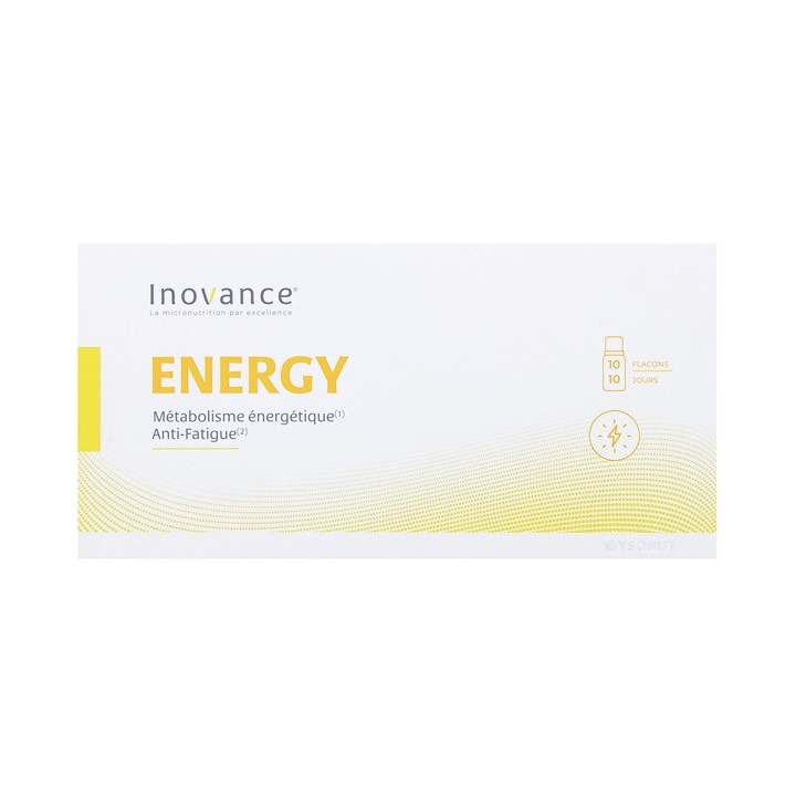 Inovance - Energy - x10 flacons buvables - Ysonut -  IllicoPharma
