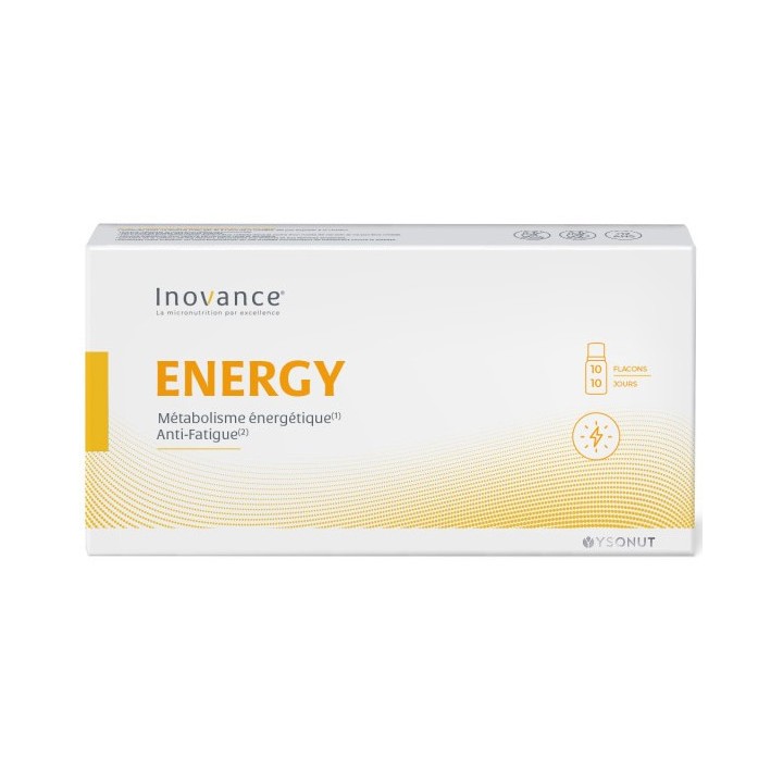 Inovance - Energy - x10 flacons buvables - Ysonut -  IllicoPharma