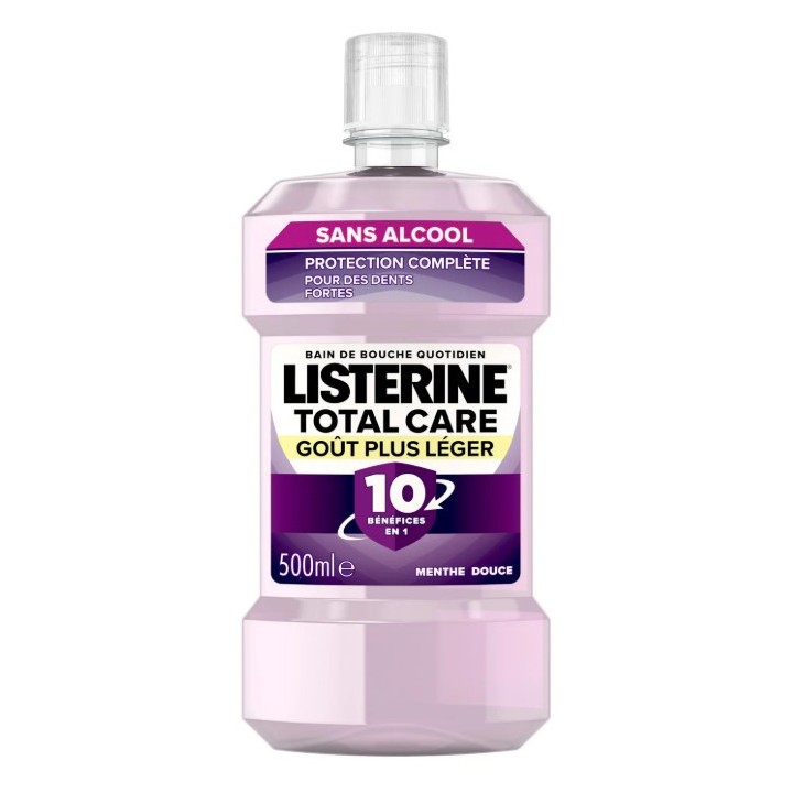 Listerine Total Care Goût Plus Léger Bain de Bouche 500ml - IllicoPharma