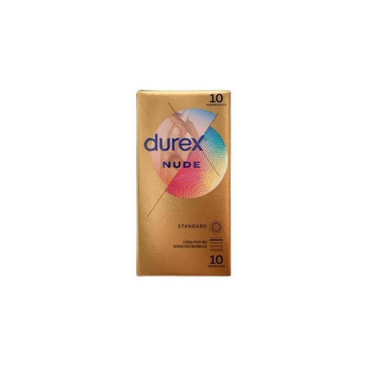 Préservatifs Nude x10 - Durex - IllicoPharma
