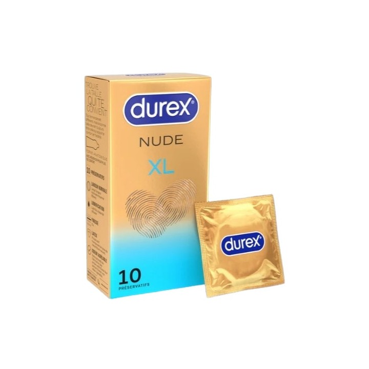 Préservatifs Nude XL - Durex - Pharmacie en ligne IllicoPharma