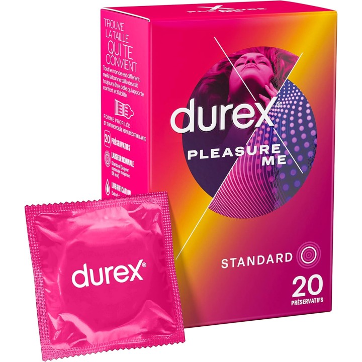 Préservatifs Pleasure Me x20 - Durex - e-pharmacie IllicoPharma