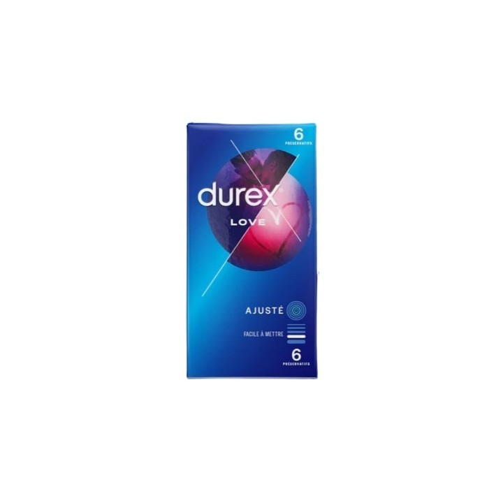 Préservatifs Love x6 - Durex - Pharmacie en ligne IllicoPharma