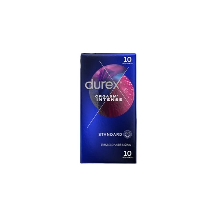 Préservatifs Orgasm' Intense x10 - Durex - IllicoPharma