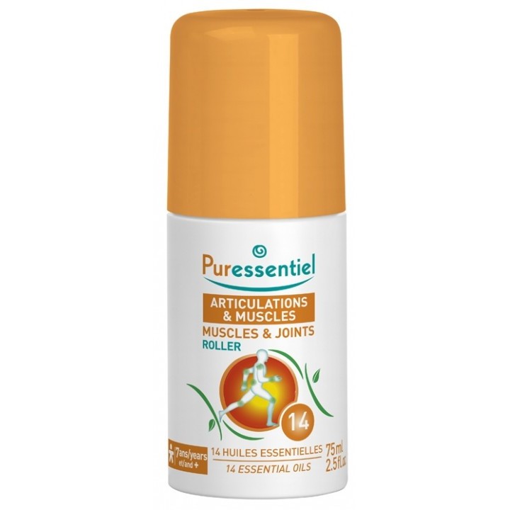Articulations & Muscles Roller aux 14 huiles essentielles 75ml Puressentiel - IllicoPharma