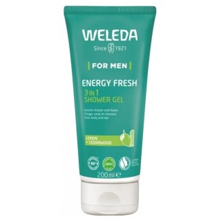 Gel douche Active Fresh 3en1 Homme 200ml - Weleda - IllicoPharma