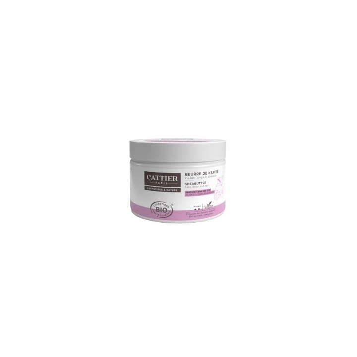 Beurre de Karité Fleur des îles Bio Cattier 100g - Soins hydratants et nourrissants - Pharmacie IllicoPharma