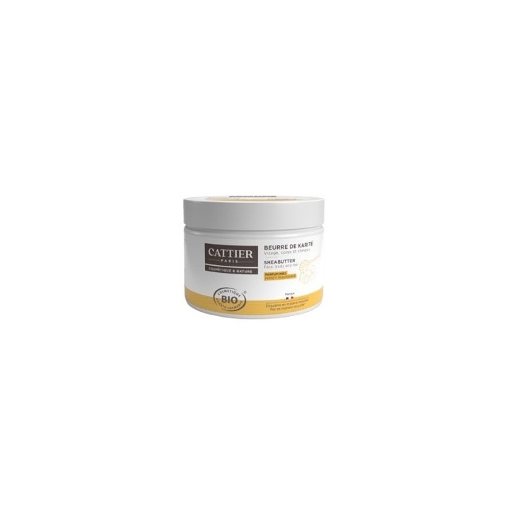 Beurre de Karité Parfum Miel Bio 100g - Cattier - Pharmacie IllicoPharma