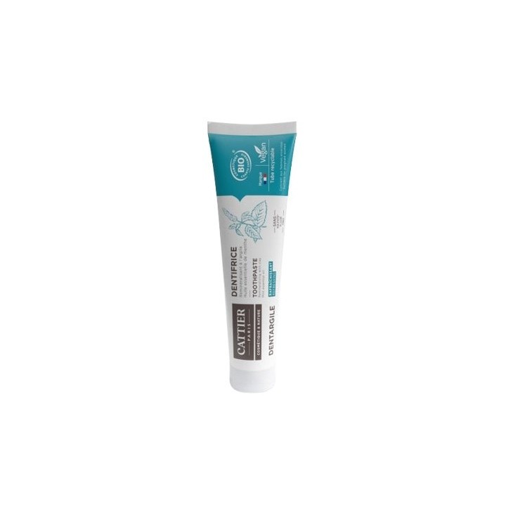 Dentifrice Dentargile Menthe 75ml - Cattier - Pharmacie IllicoPharma
