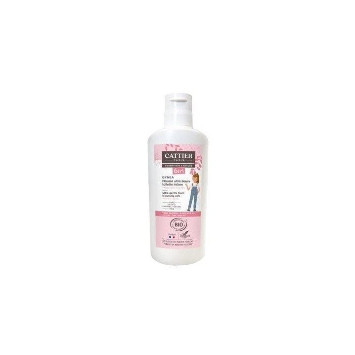 Gynea Girl Mousse Ultra Douce Toilette Intime Bio 150ml - Cattier - IllicoPharma