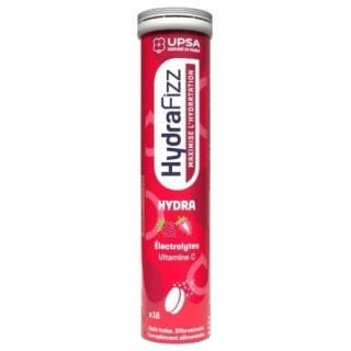 HydraFizz Hydra Fraise x16cpr effervescentes UPSA - IllicoPharmarma