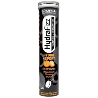 HydraFizz Hydra + Sport Orange x16cpr effervescentes UPSA - IllicoPharma