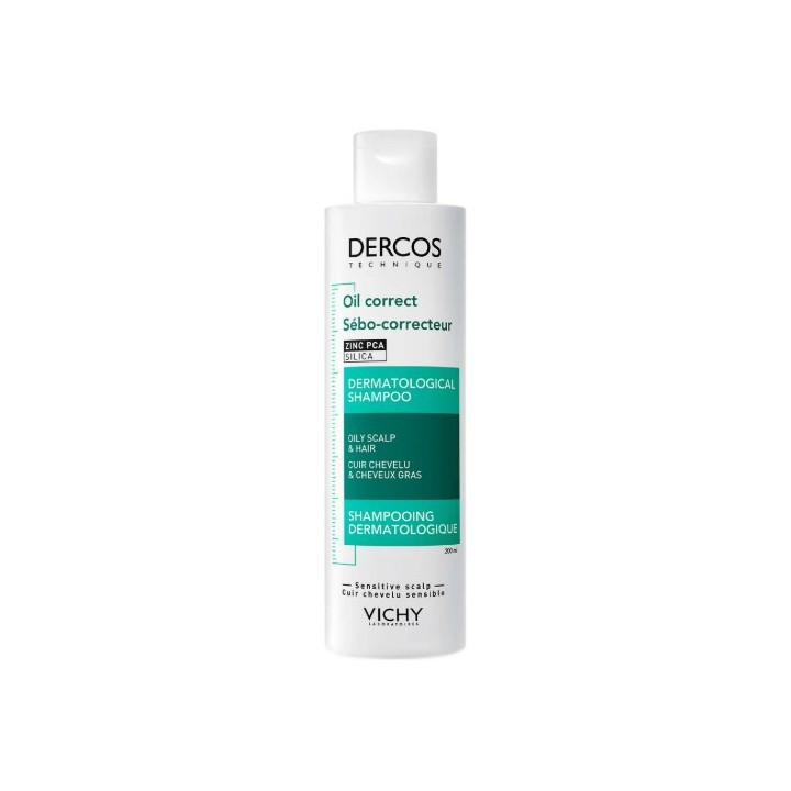 Dercos Sébo-Correcteur Shampooing Cheveux Gras 200ml - Vichy - IllicoPharma