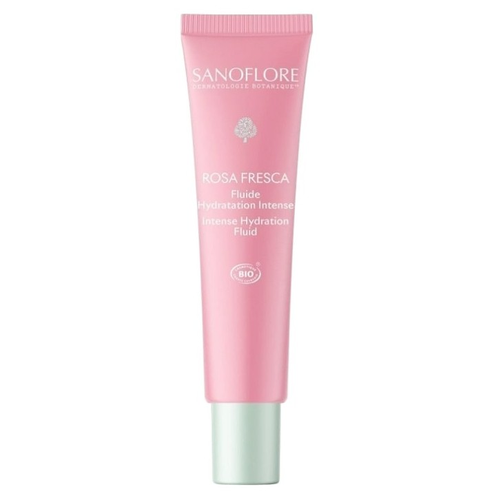 Rosa Fresca Fluide Hydratation Intense Bio - 40ml - Sanoflore - IllicoPharma