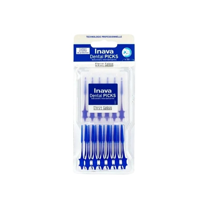 Dental Picks Bâtonnets Interdentaires x36 - Inava - IllicoPharma