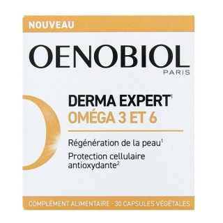 Oenobiol Derma Expert Oméga 3 et 6 - 30 capsules végétales - IllicoPharma