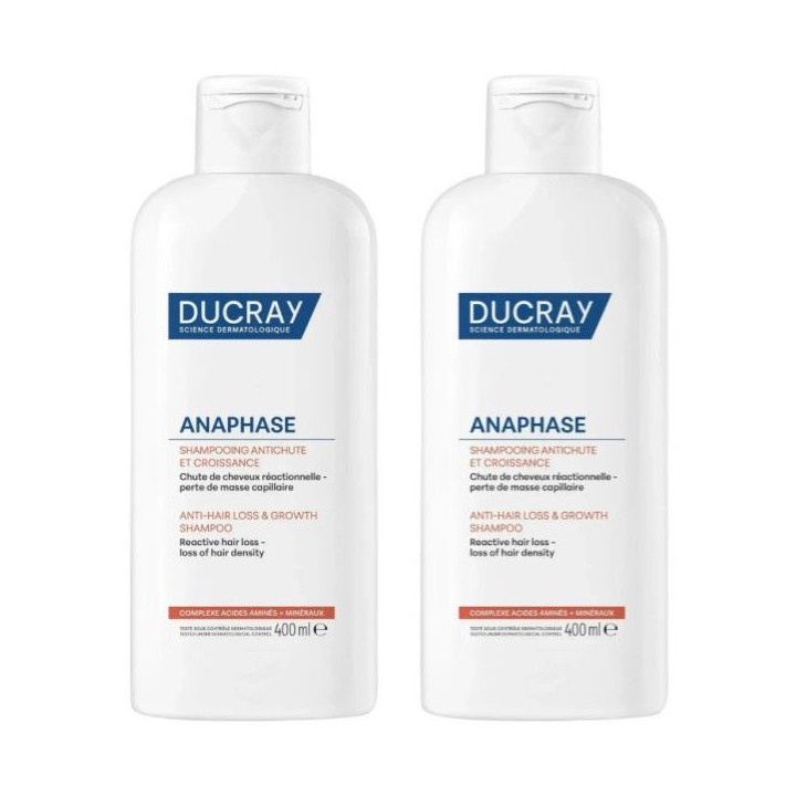 Anaphase Shampooing Antichute et Croissance 2x400ml Ducray - IllicoPharma