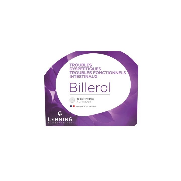 Billerol x45 comprimés Lehning - En vente chez Illicopharma