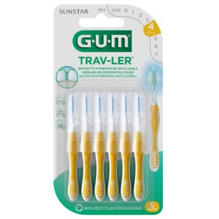 Brossettes interdentaires Trav-Ler 1,3mm x6 Gum - IllicoPharma