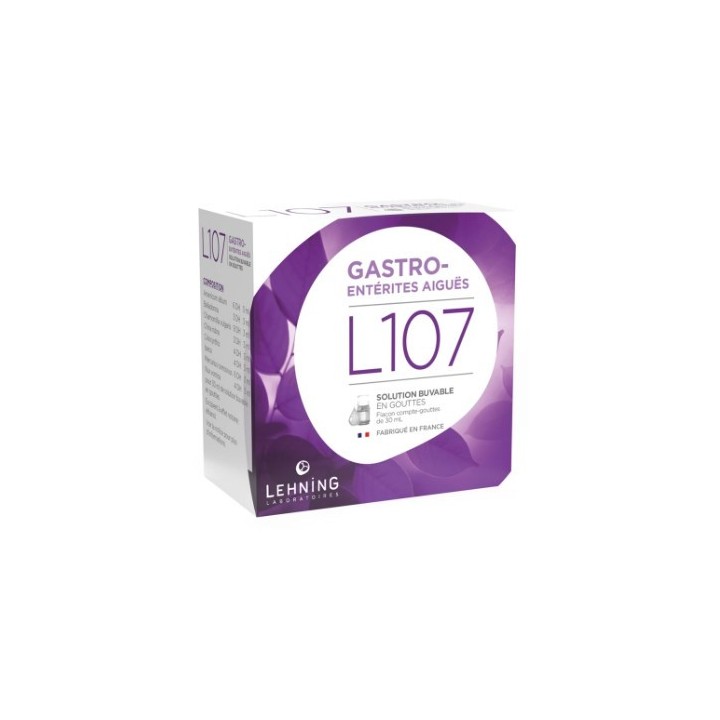 L107 Gouttes Lehning - Gastro-entérites Aiguës