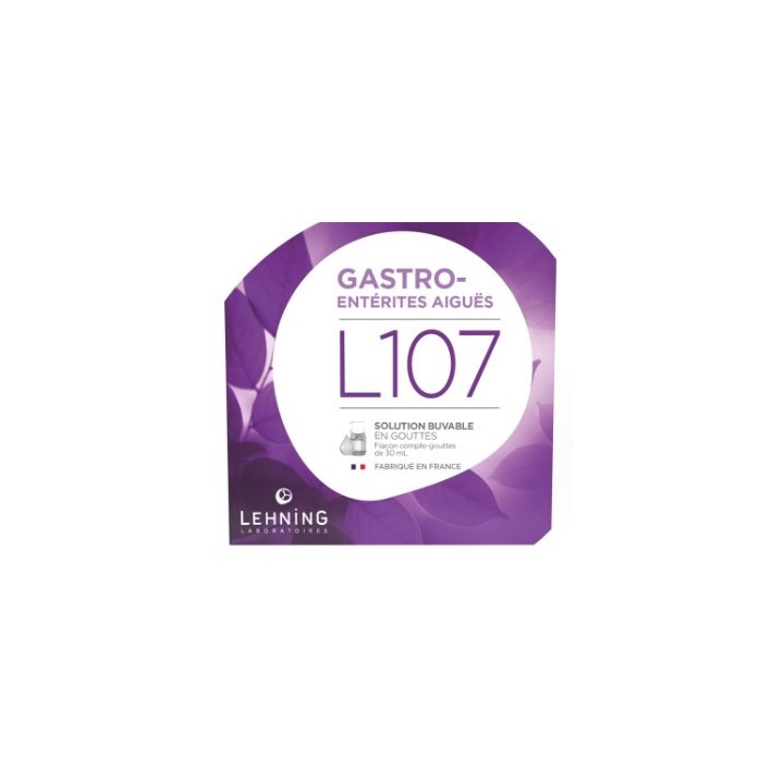 L107 Gouttes Lehning - Gastro-entérites Aiguës
