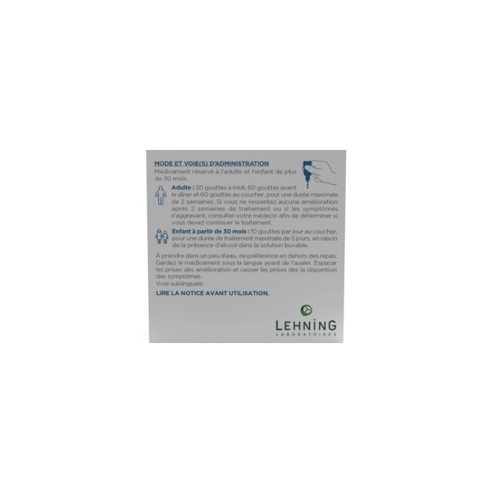 Médicament L72 Lehning - Pharmacie en ligne IllicoPharma