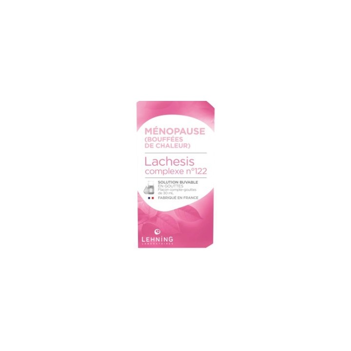 Lachesis complexe n°122 - 30 ml - Lehning - Ménopause