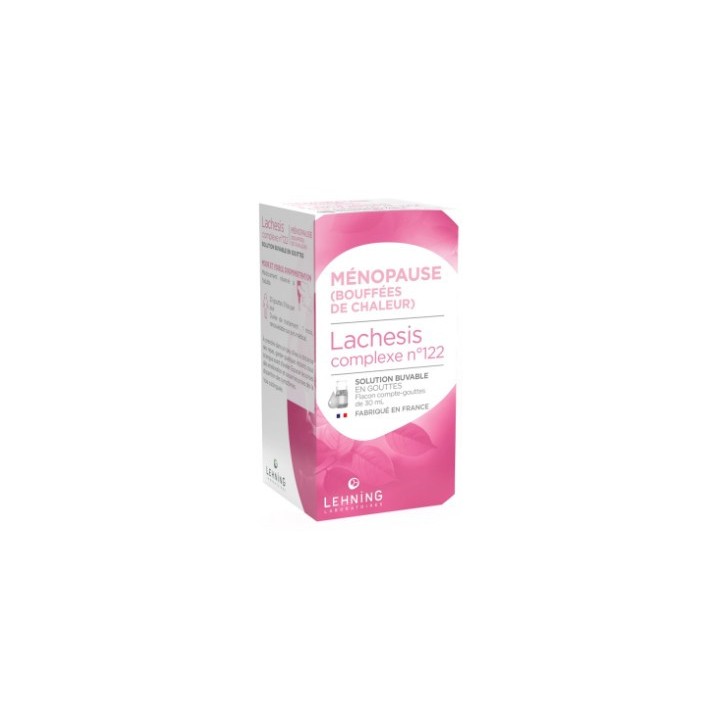 Lachesis complexe n°122 - 30 ml - Lehning - Ménopause