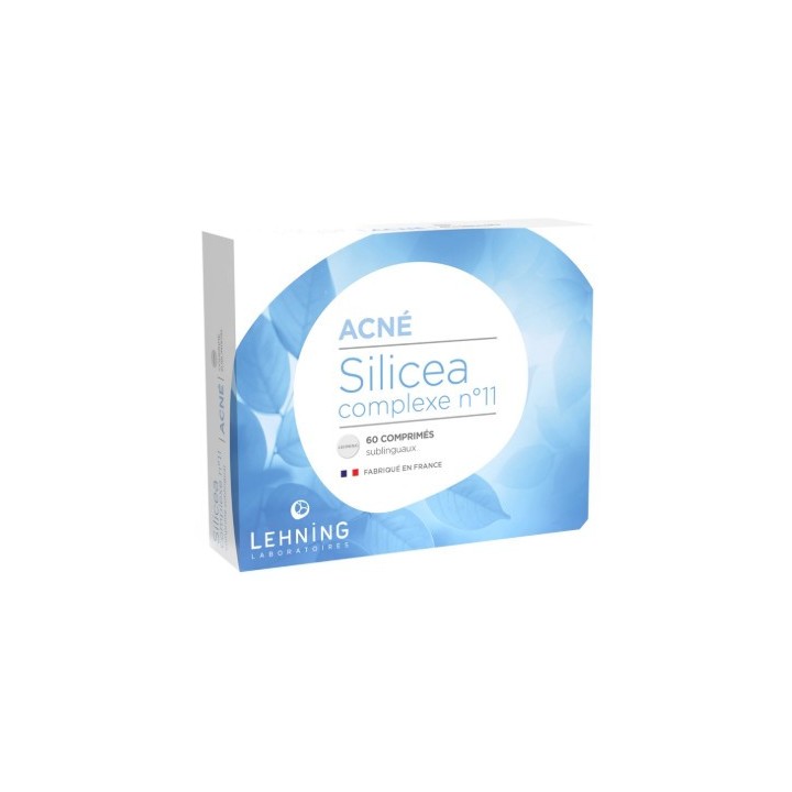 Silicea n°11 x60 comprimés Lehning - Acné