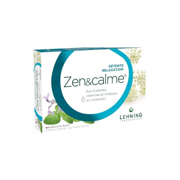 Zen & Calme - 40 comprimés - Lehning