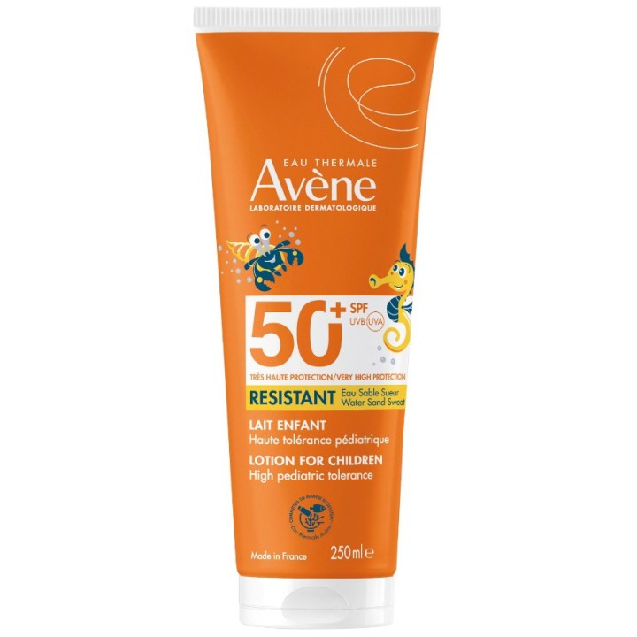 Lait Solaire Enfant Résistant SPF50+ 250ml - Avène - IllicoPharma