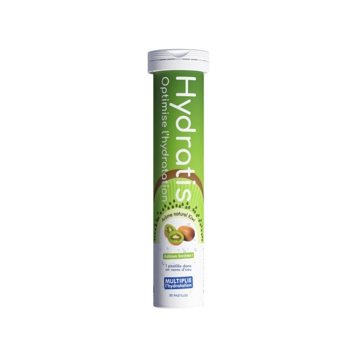 Hydratis Solution d'hydratation Arôme Kiwi x20 pastilles – IllicoPharma