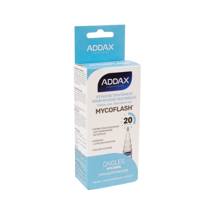 Mycoflash® Stylo de Traitement Pour Mycose des Ongles 4ml - Addax - IllicoPharma