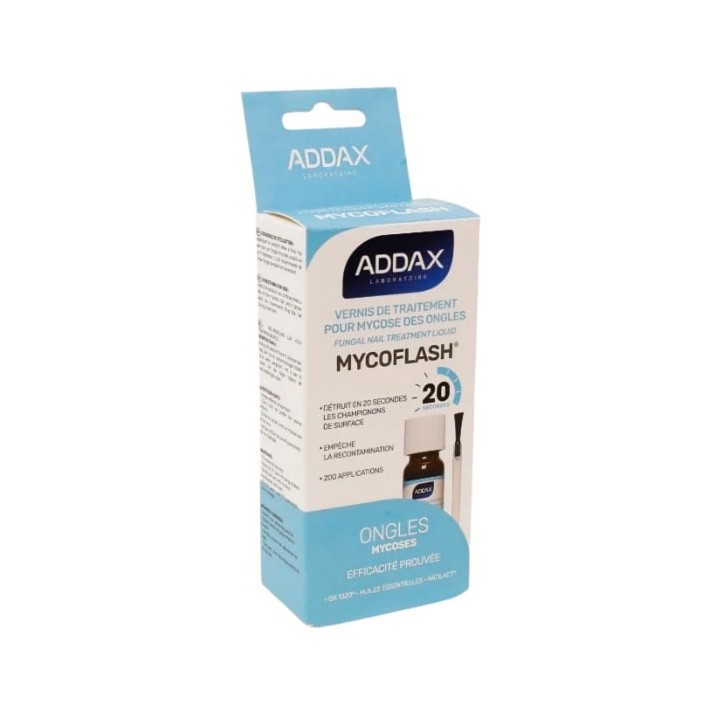 Mycoflash® Vernis de Traitement Pour Mycose des Ongles 5ml - Addax - IllicoPharma