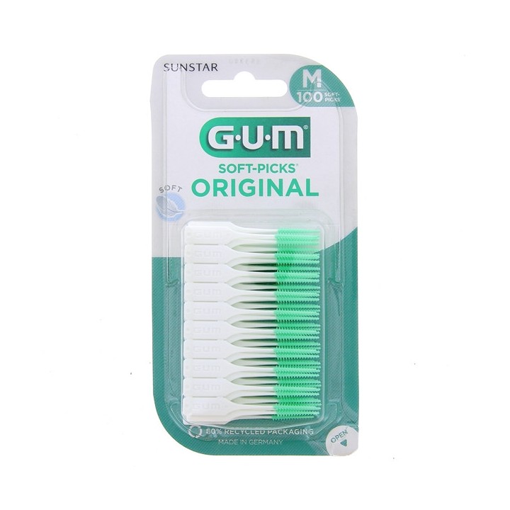 Bâtonnets Interdentaires Soft-Picks Original M x100 Gum - Illicopharma