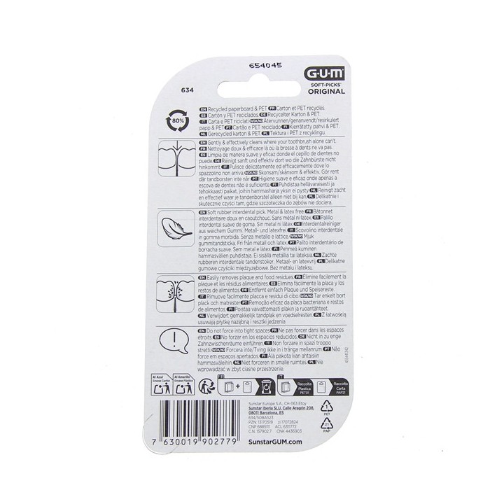 bâtonnets Interdentaires Soft-Picks Original M x50 Gum - IllicoPharma