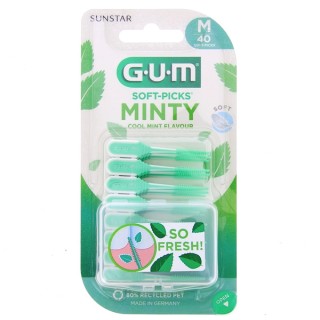 Brossettes Interdentaires Soft-Picks Comfort Flex Mint M x40 Gum - IllicoPharma