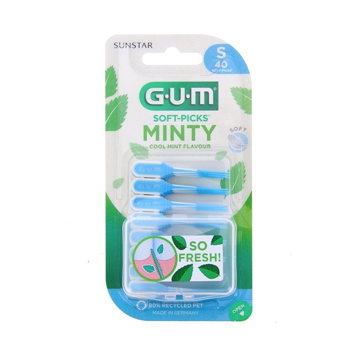 Bâtonnets Interdentaires Soft-Picks Comfort Flex Mint S x40 Gum - IllicoPharma